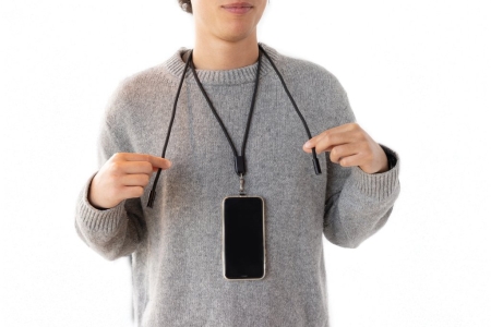 Cavo lanyard per telefono 60W regolabile LoopAmp in rPET RCS