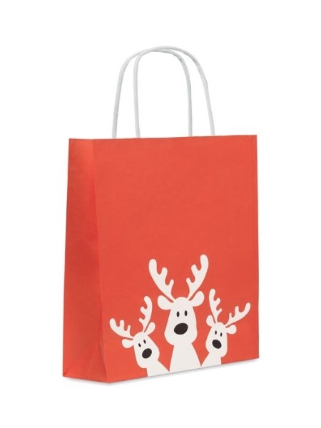 Sacchetto regalo piccolo natalizio personalizzabile