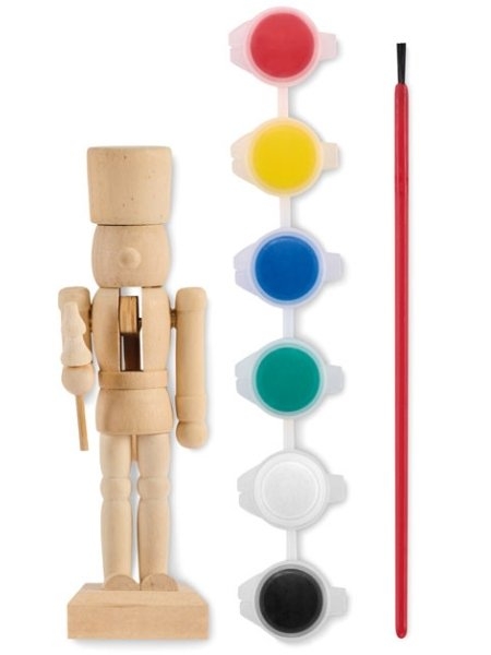 Set pittura schiaccianoci personalizzabile Paynt