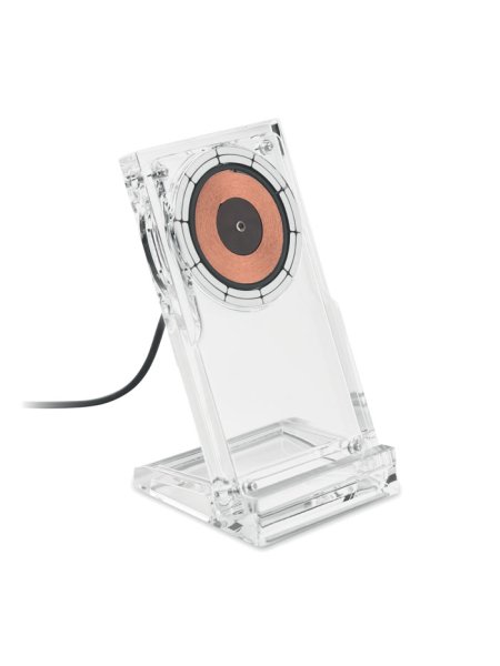 Caricatore wireless 15w in acrilico Cryl