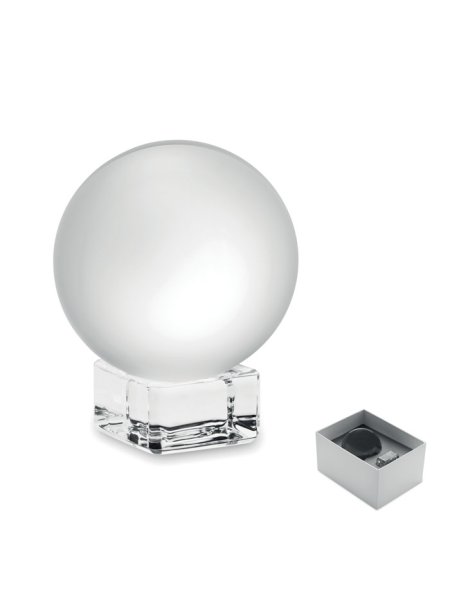 Premio rotondo in vetro Glassward