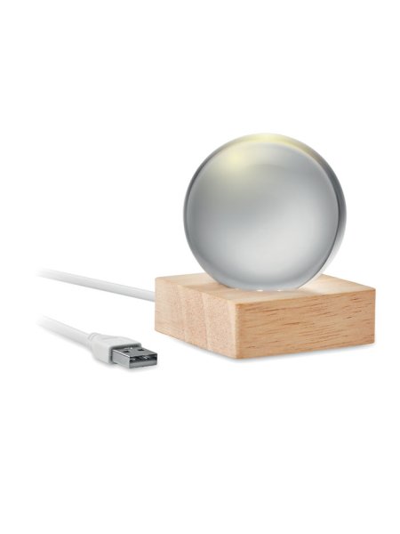 Palla di vetro a LED Light