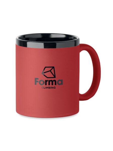 Tazza in ceramica con rivestimento soft touch da 300 ml Ruby