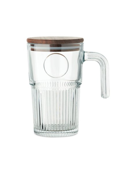 Tazza in vetro da 450 ml Vitrio jar