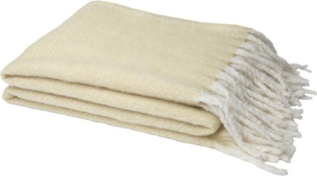 Coperta lavorata a maglia in materiale riciclato certificato GRS Dolly