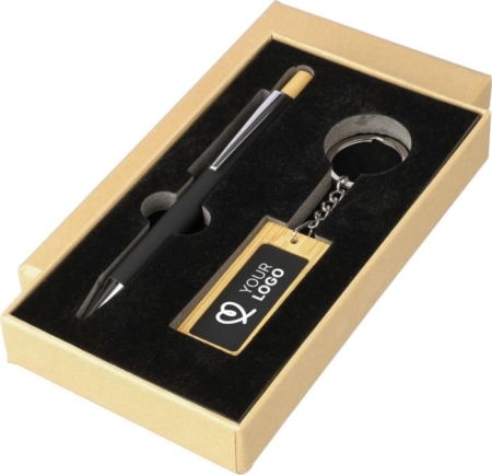 Set da scrittura in bambù Zaid