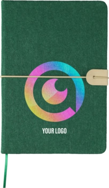 Taccuino in feltro riciclato formato A5 Dario