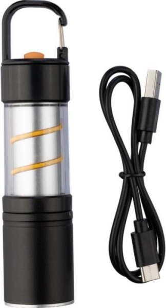 Torcia elettrica COB in alluminio Vela