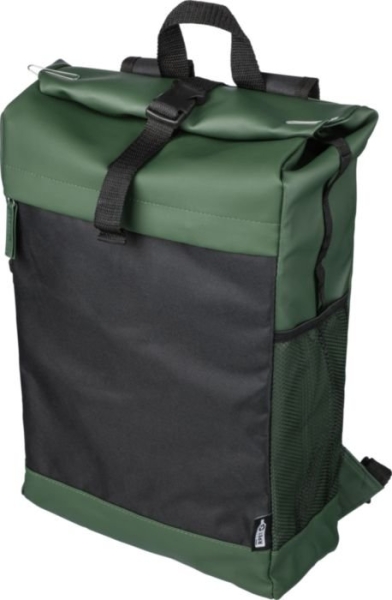 Zaino rolltop in poliestere 600 D rPET Yani