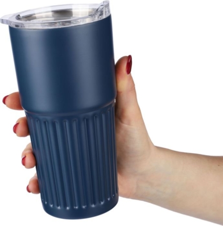 Tazza termica da viaggio in acciaio inox riciclato doppia parete 500 ml Kael