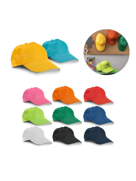 Cappellino personalizzabile in poliestere regolabile CAMPBEL
