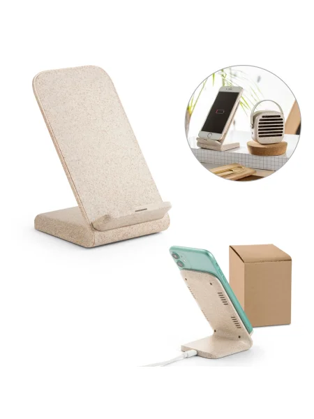 Supporto smartphone personalizzabile wireless 10W rABS