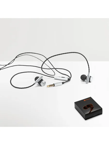 Auricolari personalizzabili con filo metallo e ABS VIBRATION