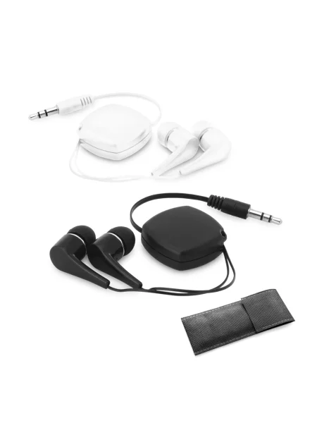 Auricolari personalizzabili retrattili con cavo 0,75 m PINEL