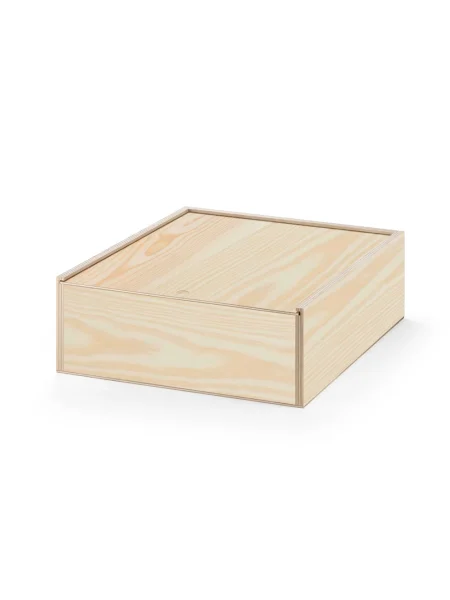 Scatola in legno personalizzabile con coperchio scorrevole BOXIE WOOD L