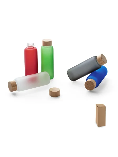 Borraccia in vetro borosilicato 500 ml personalizzabile LILLARD