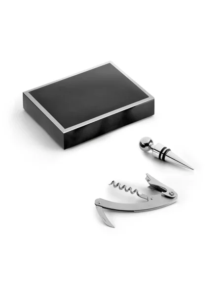 Set da vino in zinco e acciaio inox BARREL