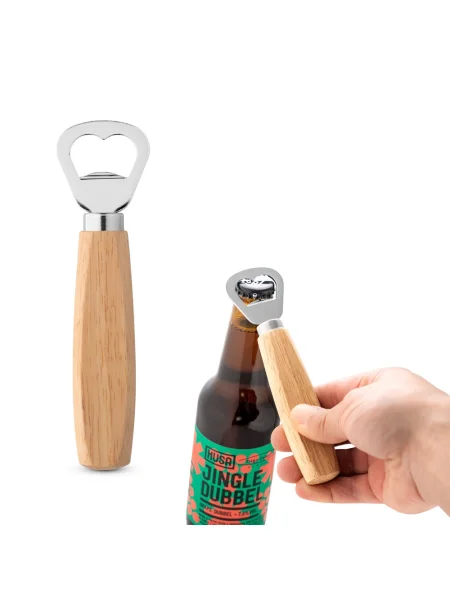 Apribottiglie in legno personalizzabile HOLZ