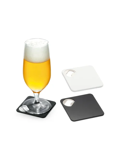 Sottobicchiere con apribottiglie personalizzabile  Descrizione FUNFAYE