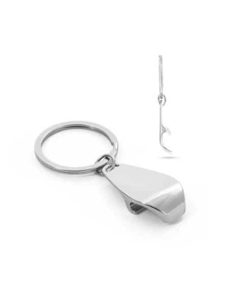 Portachiavi personalizzabile metallo con apribottiglie HELLI