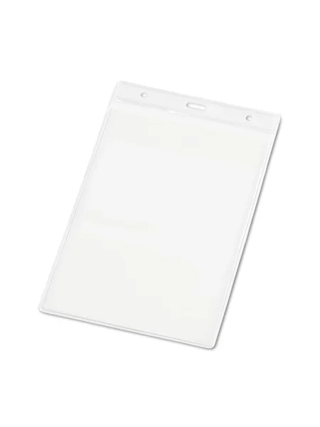 Porta badge personalizzabile verticale in PVC WHITMAN