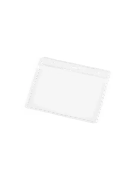 Porta badge personalizzabile orizzontale in PVC FORSYTH