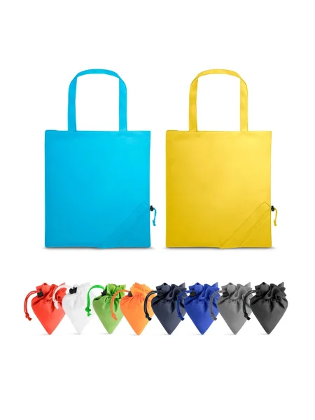 Shopper pieghevole personalizzabile 190T con manici SHOPS