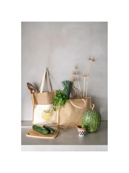 Shopper personalizzabile juta 360 g/m² ecologica SHANTI