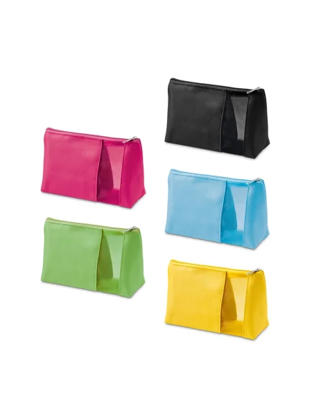 Pochette personalizzabile microfibra e rete con zip ANNIE