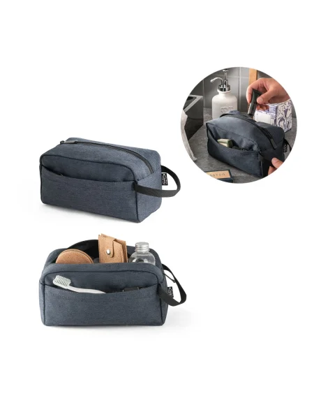 Beauty case in poliestere riciclato 600D personalizzabile REPURPOSE BAG