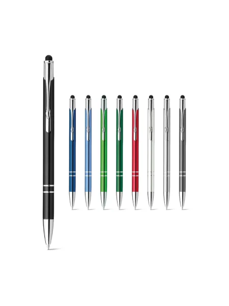 Penna touch personalizzabile alluminio con clip GALBA
