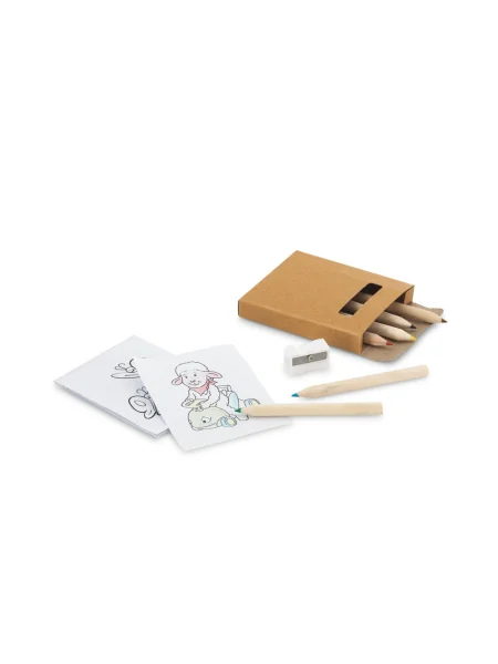 Set da colorare personalizzabile in scatola di cartone ANIM