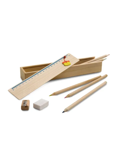Set da disegno in legno personalizzabile DOODLE