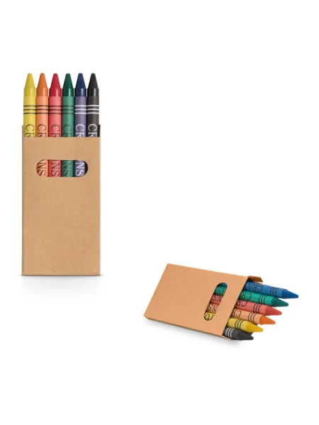 Set 6 pastelli a cera personalizzabili EAGLE