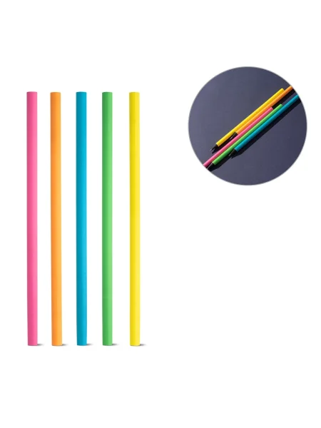 Matita fluorescente HB in legno personalizzabile LUCIAN