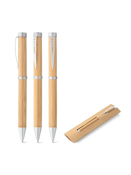 Penna personalizzabile bambù con astuccio regalo LAKE