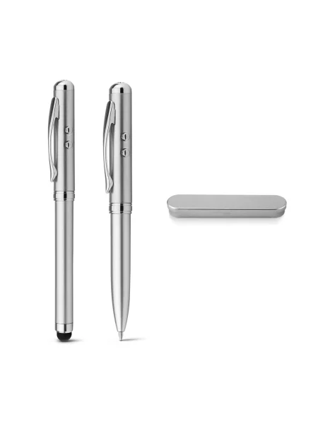 Penna multifunzione personalizzabile metallo 4 funzioni LAPOINT