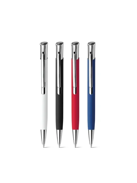 Penna personalizzabile alluminio finitura gomma OLAF SOFT