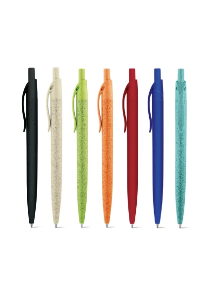 Penna personalizzabile fibra grano e ABS colorata CAMILA