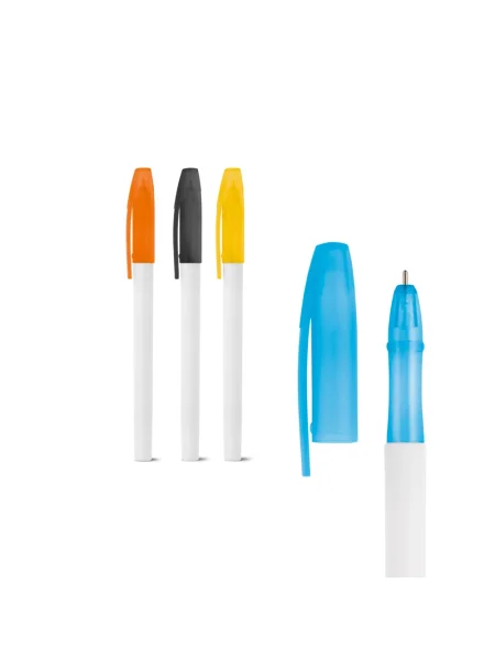 Penna personalizzabile PP corpo bianco colori assortiti JADE