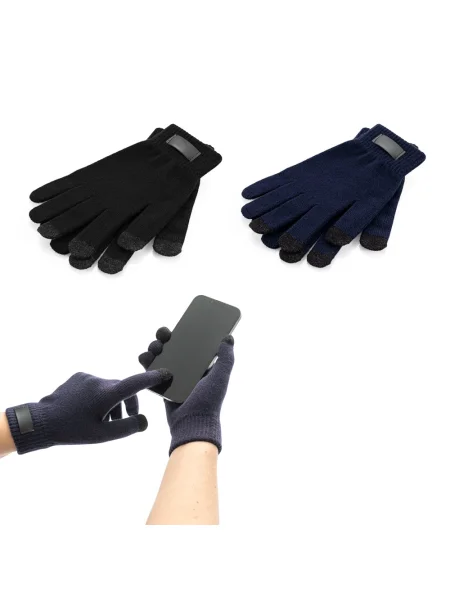 Guanti in poliestere riciclato (100% rPET) con punta touch Burrow