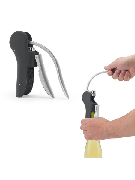 Cavatappi in ABS e zinco con leva automatica LAGREIN