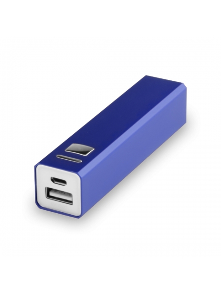 Powerbank 2200 mAh in alluminio cm.2,2x9,4x2,2