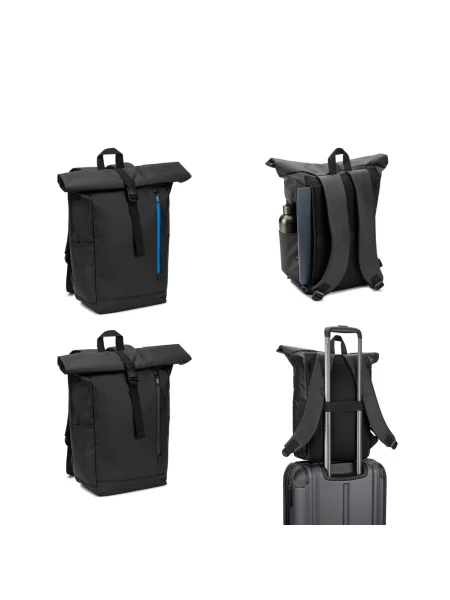 Zaino roll top in poliestere riciclato 600D OSASCO BPACK
