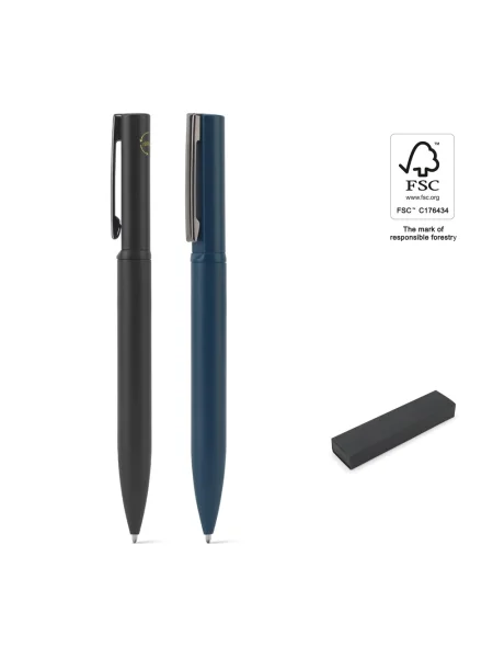 Elegante penna a sfera in metallo (riciclato al 60%) ELSIE