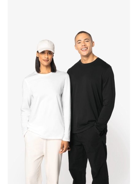 T-shirt unisex ecosostenibile maniche lunghe personalizzabile Native Spirit