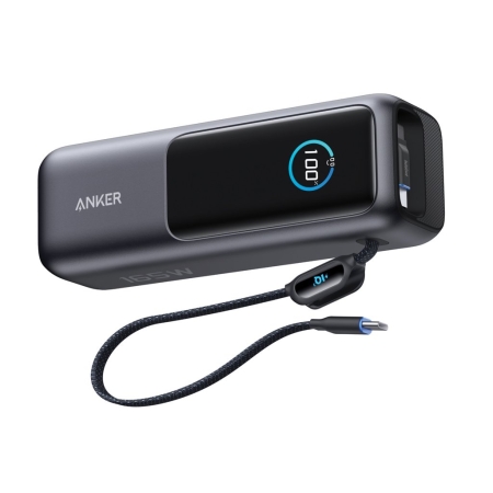 Powerbank Anker da 25.000 mAh 165W con cavo integrato