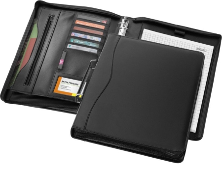Portablocco similpelle a valigetta Ebony