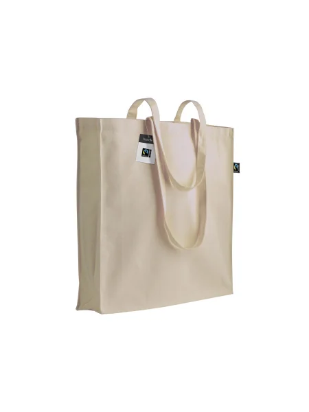 Shopper bag in cotone Fairtrade personalizzabile Lipari 140