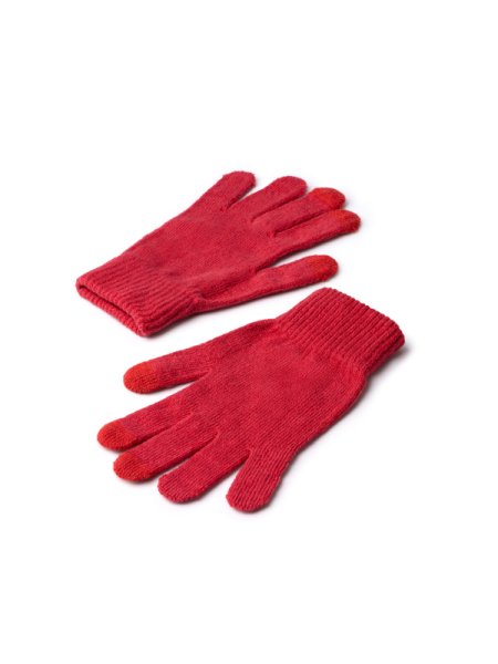 Guanti realizzati in poliestere riciclato con 3 dita touch WINDSOR